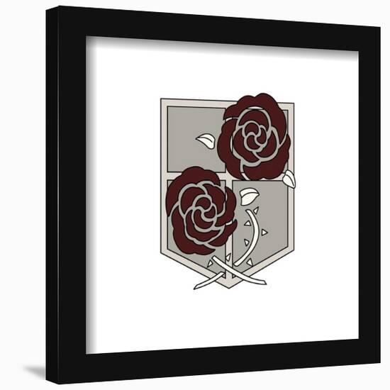 Gallery Pops Attack on Titan - Garrison Regiment Emblem Wall Art-Trends International-Framed Gallery Pops