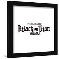 Gallery Pops Attack on Titan - Logo Wall Art-Trends International-Framed Gallery Pops