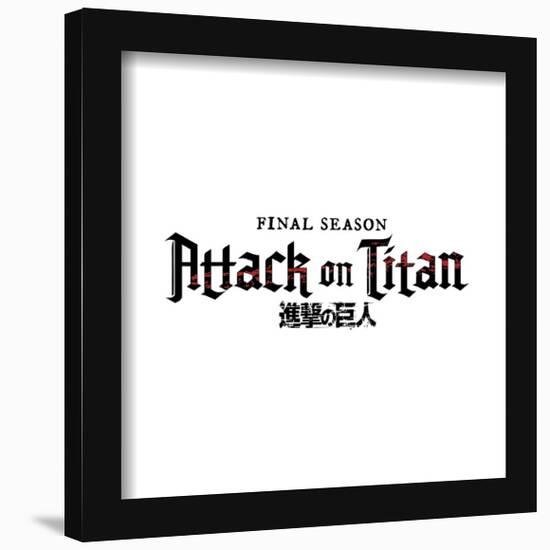 Gallery Pops Attack on Titan - Logo Wall Art-Trends International-Framed Gallery Pops