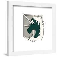 Gallery Pops Attack on Titan - Military Regiment Emblem Wall Art-Trends International-Framed Gallery Pops