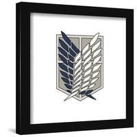 Gallery Pops Attack on Titan - Scout Regiment Emblem Wall Art-Trends International-Framed Gallery Pops