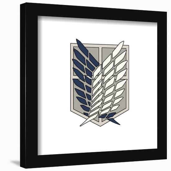 Gallery Pops Attack on Titan - Scout Regiment Emblem Wall Art-Trends International-Framed Gallery Pops