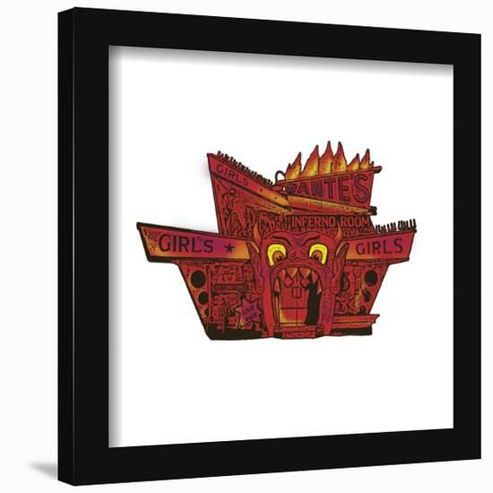 Gallery Pops Beetlejuice - Dante's Inferno Wall Art-Trends International-Framed Gallery Pops