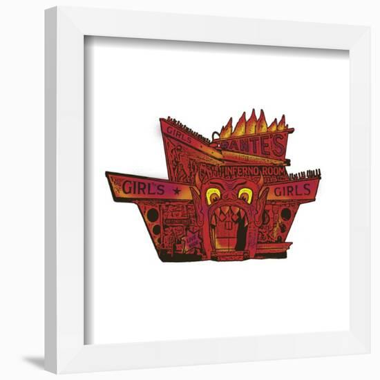 Gallery Pops Beetlejuice - Dante's Inferno Wall Art-Trends International-Framed Gallery Pops