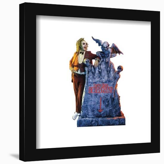 Gallery Pops Beetlejuice - Here Lies Beetlejuice Wall Art-Trends International-Framed Gallery Pops