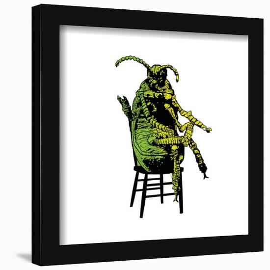 Gallery Pops Beetlejuice - Hi How Are You Beetle Wall Art-Trends International-Framed Gallery Pops