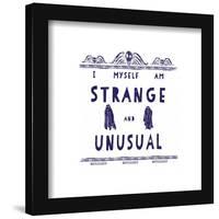 Gallery Pops Beetlejuice - I Myself am Strange and Unusual Wall Art-Trends International-Framed Gallery Pops