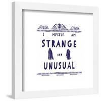 Gallery Pops Beetlejuice - I Myself am Strange and Unusual Wall Art-Trends International-Framed Gallery Pops