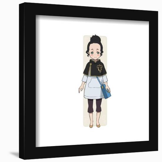 Gallery Pops Black Clover - Charmy Wall Art-Trends International-Framed Gallery Pops