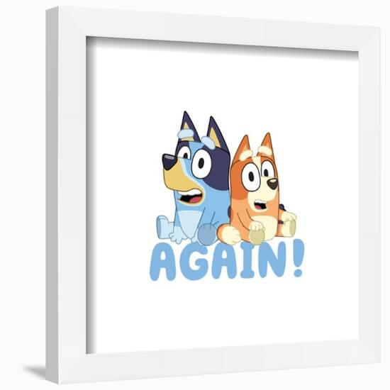 Gallery Pops Bluey - Again! Wall Art-Trends International-Framed Gallery Pops