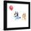 Gallery Pops Bluey - Balloon Chase Wall Art-Trends International-Framed Gallery Pops