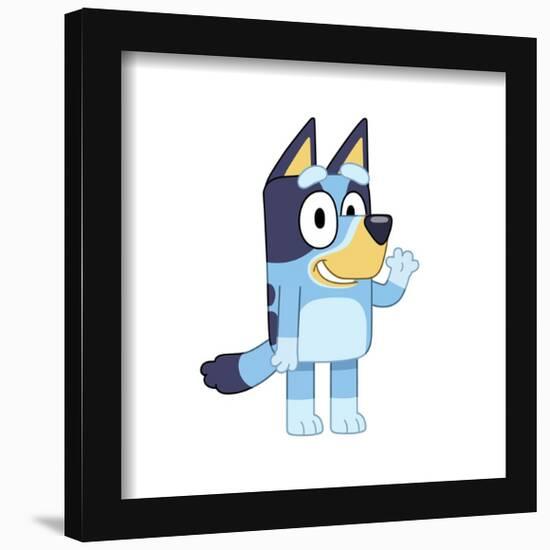 Gallery Pops Bluey - Bluey Waving Wall Art-Trends International-Framed Gallery Pops