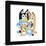 Gallery Pops Bluey - Dad, Mum, Bluey and Bingo Wall Art-Trends International-Framed Gallery Pops