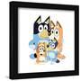 Gallery Pops Bluey - Dad, Mum, Bluey and Bingo Wall Art-Trends International-Framed Gallery Pops