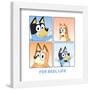 Gallery Pops Bluey - For Real Life Wall Art-Trends International-Framed Gallery Pops