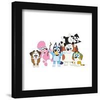 Gallery Pops Bluey - Friends Wall Art-Trends International-Framed Gallery Pops