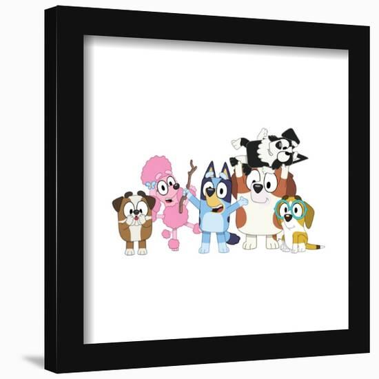 Gallery Pops Bluey - Friends Wall Art-Trends International-Framed Gallery Pops