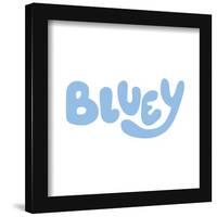 Gallery Pops Bluey - Logo Wall Art-Trends International-Framed Gallery Pops