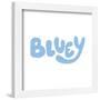 Gallery Pops Bluey - Logo Wall Art-Trends International-Framed Gallery Pops