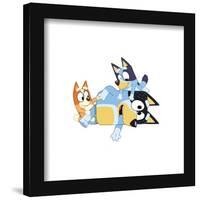 Gallery Pops Bluey - Playing On Dad Wall Art-Trends International-Framed Gallery Pops