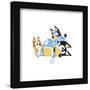 Gallery Pops Bluey - Playing On Dad Wall Art-Trends International-Framed Gallery Pops