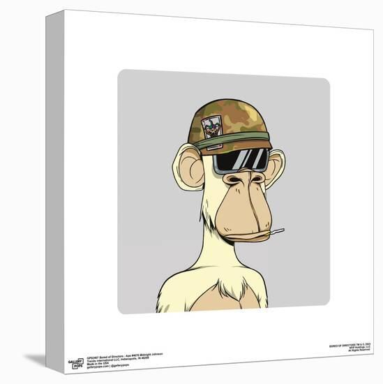 Gallery Pops Bored of Directors - Ape #4676 Midnight Johnson Wall Art-Trends International-Stretched Canvas