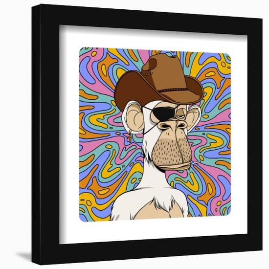 Gallery Pops Bored of Directors - Clint Apewood Psychedelic Wall Art-Trends International-Framed Gallery Pops
