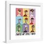 Gallery Pops Bored of Directors - Color Block Apes Wall Art-Trends International-Framed Gallery Pops