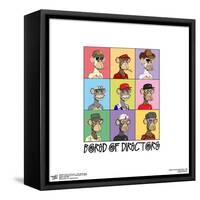 Gallery Pops Bored of Directors - Color Block Apes Wall Art-Trends International-Framed Stretched Canvas