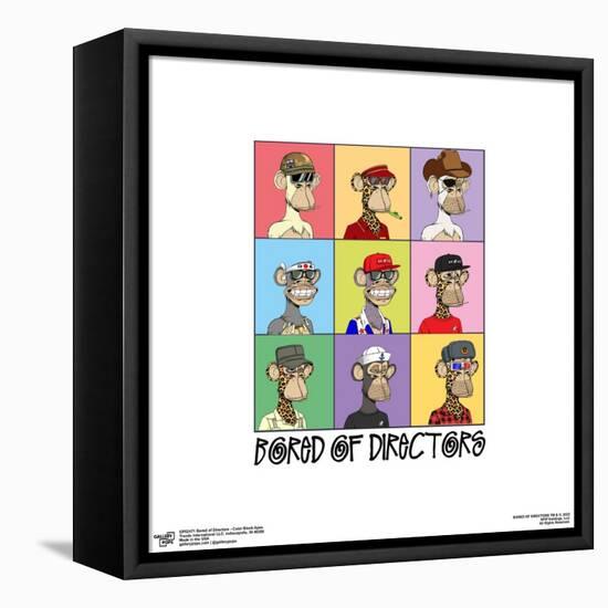 Gallery Pops Bored of Directors - Color Block Apes Wall Art-Trends International-Framed Stretched Canvas