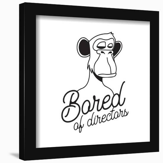 Gallery Pops Bored of Directors - Minimal Ape Wall Art-Trends International-Framed Gallery Pops