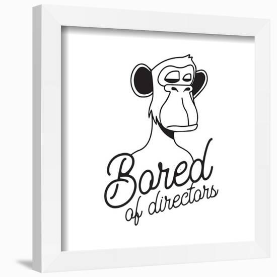 Gallery Pops Bored of Directors - Minimal Ape Wall Art-Trends International-Framed Gallery Pops