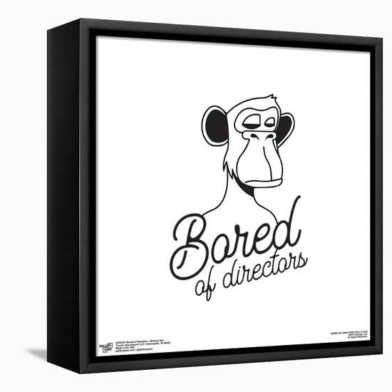 Gallery Pops Bored of Directors - Minimal Ape Wall Art-Trends International-Framed Stretched Canvas