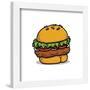 Gallery Pops Brian Cook: Butts On Things - Burger Wall Art-Trends International-Framed Gallery Pops