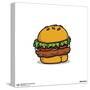 Gallery Pops Brian Cook: Butts On Things - Burger Wall Art-Trends International-Stretched Canvas