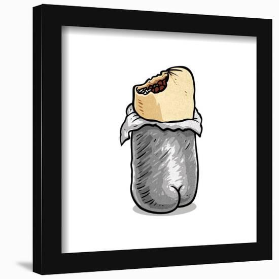 Gallery Pops Brian Cook: Butts On Things - Burrito Wall Art-Trends International-Framed Gallery Pops