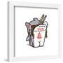 Gallery Pops Brian Cook: Butts On Things - Chinese Takeout Noodles Wall Art-Trends International-Framed Gallery Pops