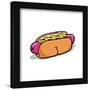 Gallery Pops Brian Cook: Butts On Things - Hot Dog Wall Art-Trends International-Framed Gallery Pops