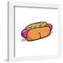 Gallery Pops Brian Cook: Butts On Things - Hot Dog Wall Art-Trends International-Framed Gallery Pops