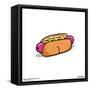 Gallery Pops Brian Cook: Butts On Things - Hot Dog Wall Art-Trends International-Framed Stretched Canvas