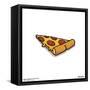 Gallery Pops Brian Cook: Butts On Things - Pizza Wall Art-Trends International-Framed Stretched Canvas