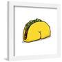 Gallery Pops Brian Cook: Butts On Things - Taco Wall Art-Trends International-Framed Gallery Pops