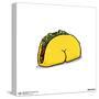 Gallery Pops Brian Cook: Butts On Things - Taco Wall Art-Trends International-Stretched Canvas