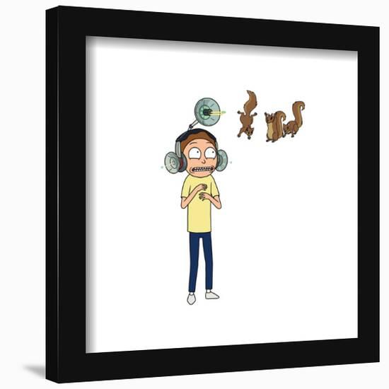 Gallery Pops Cartoon Network Rick and Morty - Animal Translator Morty Wall Art-Trends International-Framed Gallery Pops