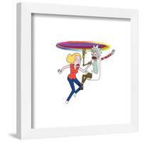 Gallery Pops Cartoon Network Rick and Morty - Beth and Rick Portal Wall Art-Trends International-Framed Gallery Pops