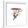 Gallery Pops Cartoon Network Rick and Morty - Beth and Rick Portal Wall Art-Trends International-Framed Gallery Pops
