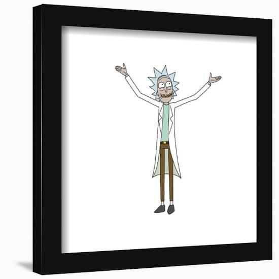 Gallery Pops Cartoon Network Rick and Morty - Full Body Rick Wall Art-Trends International-Framed Gallery Pops