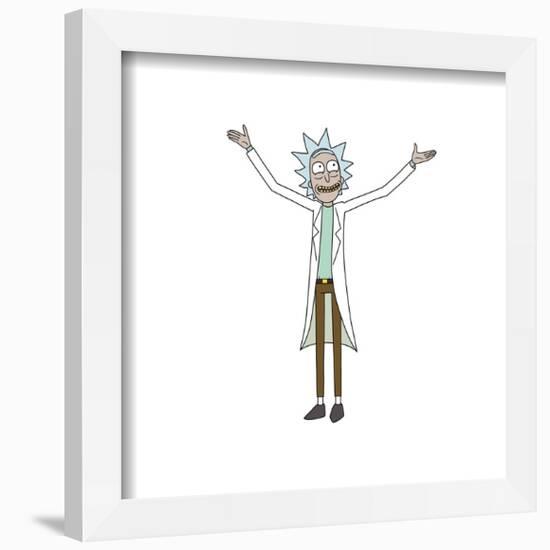 Gallery Pops Cartoon Network Rick and Morty - Full Body Rick Wall Art-Trends International-Framed Gallery Pops