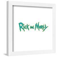 Gallery Pops Cartoon Network Rick and Morty - Full Color Logo Wall Art-Trends International-Framed Gallery Pops
