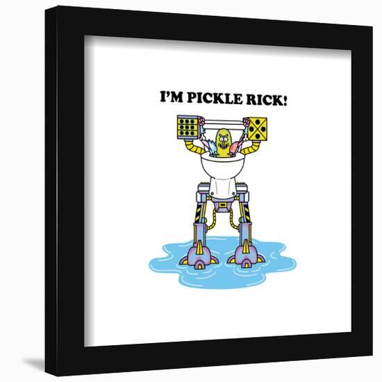 Gallery Pops Cartoon Network Rick and Morty - I'm Pickle Rick Wall Art-Trends International-Framed Gallery Pops